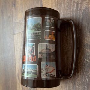 Disney Dark Brown Mug with Park Imagery
